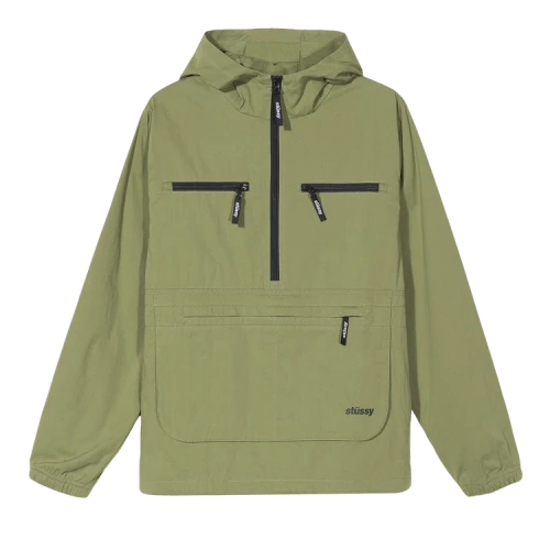 Stussy Big Pocket Anorak 'Moss'