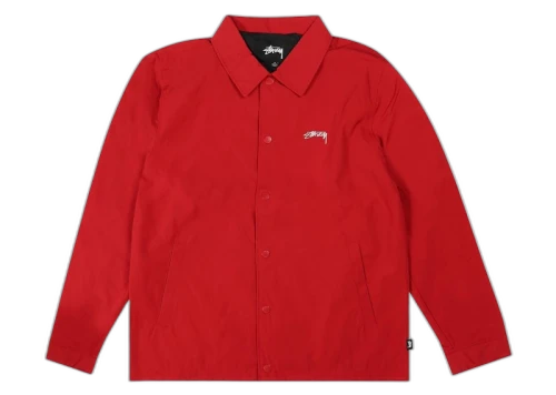Stussy Classic Coach Jacket Burnt Red