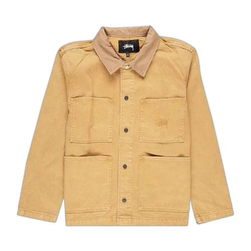Stussy Heavy Wash Chore Jacket 'Gold'