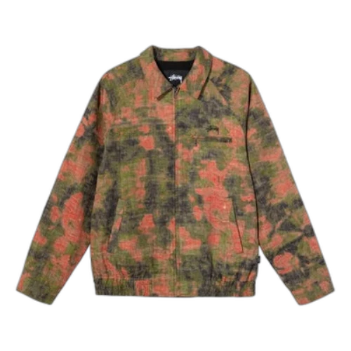 Stussy Logo Embroidered Jacquard Jacket