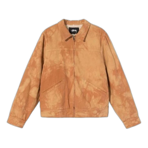 Stussy Tie Dye Jacket Unisex Brown