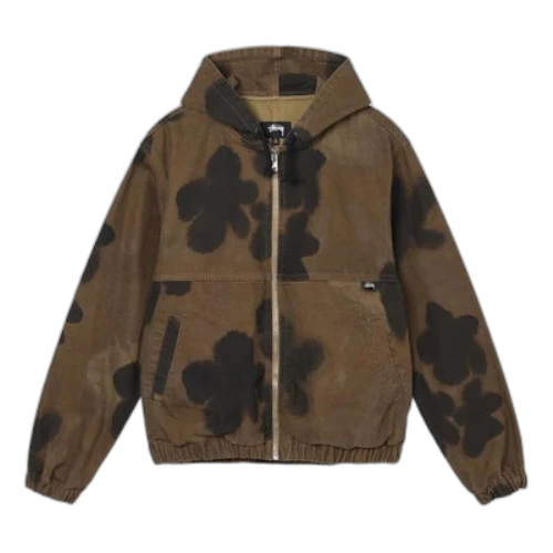 Stussy Floral Dye Work Jacket 'Brown'
