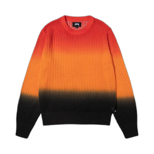 Stussy Pigment Dyed Loose Gauge Sweater 'Lava'