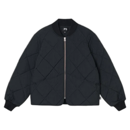 Stussy Dice Quilted Liner Jacket 'Black'