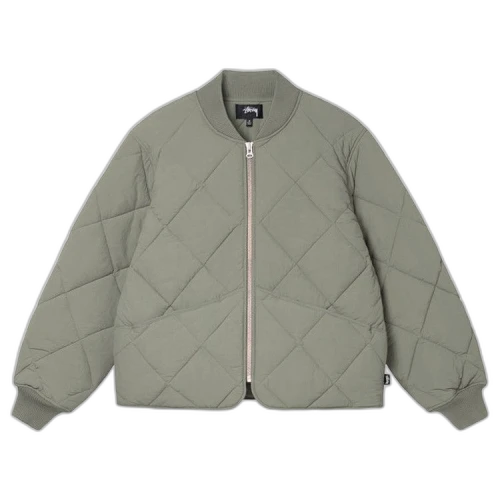 Stussy Dice Quilted Liner Jacket 'Olive'