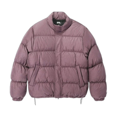 Stussy Ripstop Down Puffer Jacket Rose