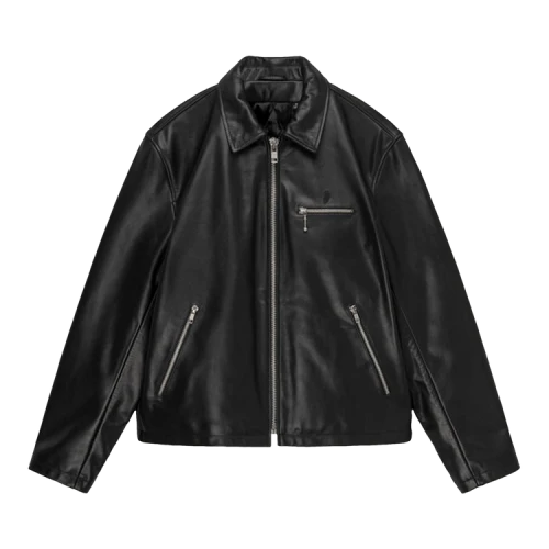 Stussy Leather Bing Jacket 'Black'