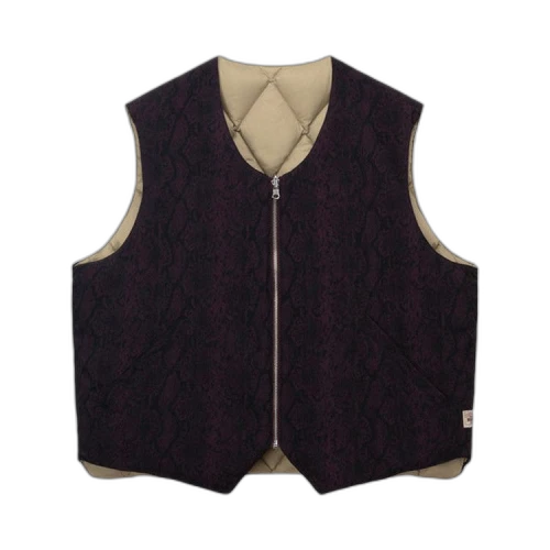 Stussy Python Reversible Vest Burgundy