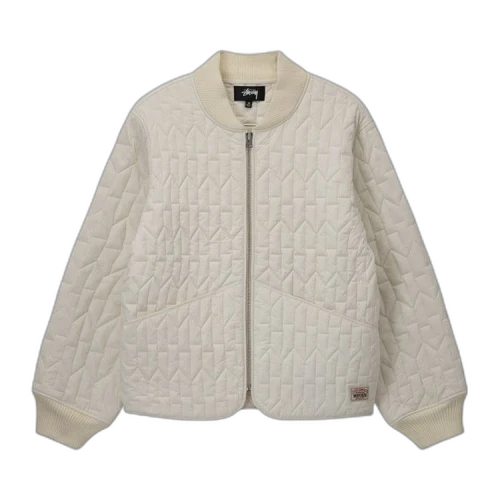 Stussy S Quilted Liner Jacket Cream