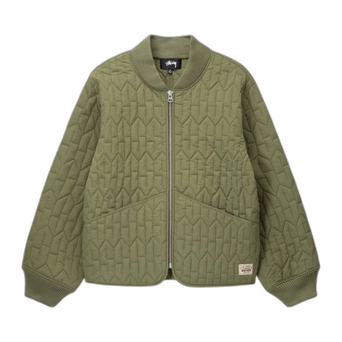 Stussy S Quilted Liner Jacket Olive