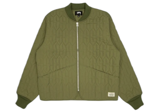 Stussy S Quilted Liner Jacket Olive