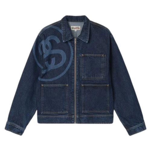 Stussy SS-Link Zip Work Jacket 'One Wash'
