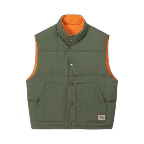 Stussy Reverse Down Workgear Vest Olive
