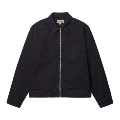 Stussy Zip Work Jacket Overdyed 'Espresso'