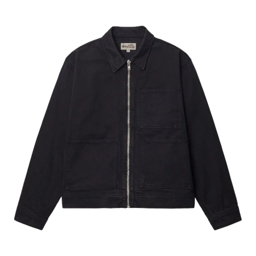 Stussy Zip Work Jacket Overdyed 'Nightshade'