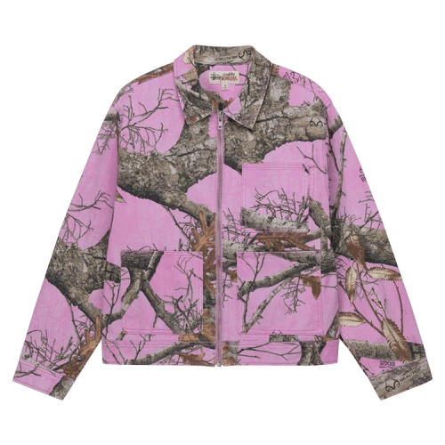 Stussy Realtree Edge Zip Work Jacket 'Pink'