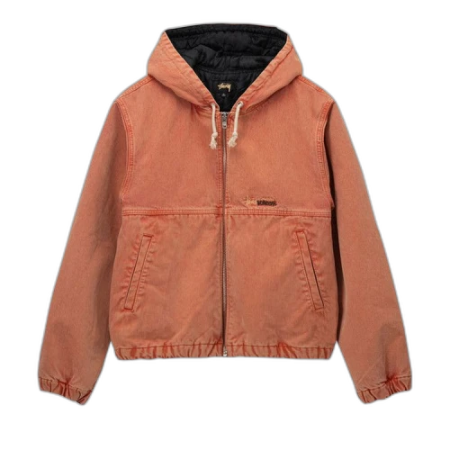 Stussy Double Dye Work Jacket Faded Red