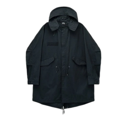 Stussy NYCO Fishtail Parka Black