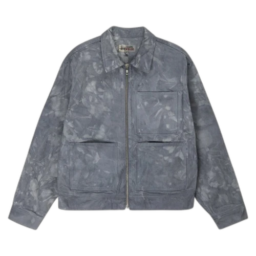 Stussy Wonderland Hand-Dyed Work Jacket Charcoal