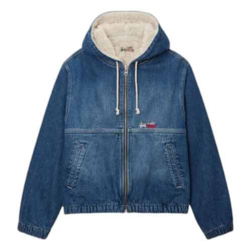 Stussy Denim Sherpa Work Jacket 'Blue'