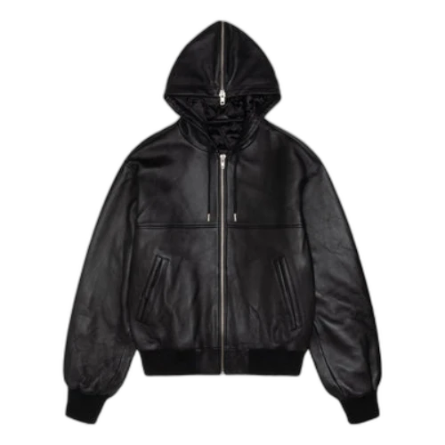 Stussy SS Link Leather Bomber 'Black'
