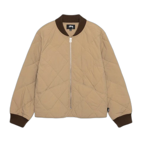 Stussy 8 Ball Quilted Liner Jacket 'Brown'