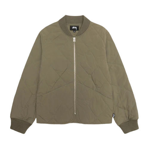 Stussy 8 Ball Quilted Liner Jacket 'Olive'