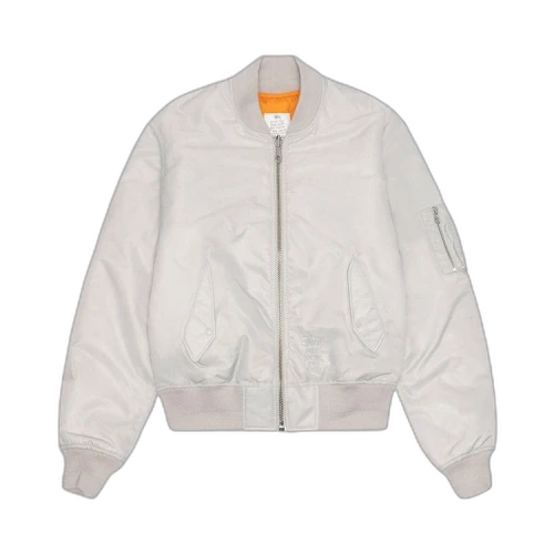 Stussy Built Reversible Bomber Jacket Grey