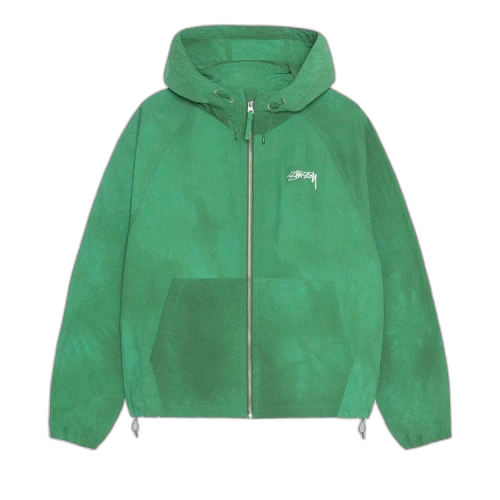 Stussy Beach Wave Dye Shell Jacket Pine