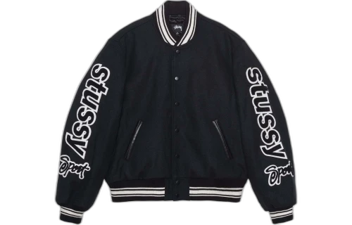 Stussy SS24 VARSITY Jacket 'Blue'
