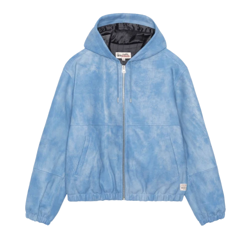Stussy Hooded Work Jacket 'Blue'