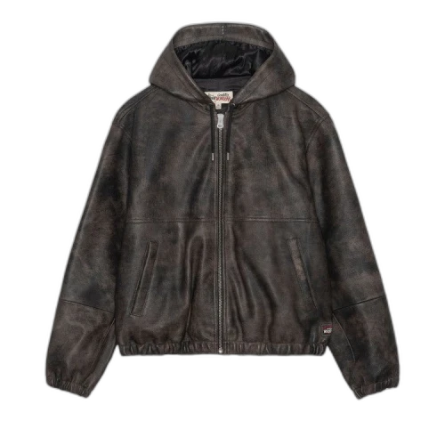 Stussy Hooded Work Jacket 'Washed Black'