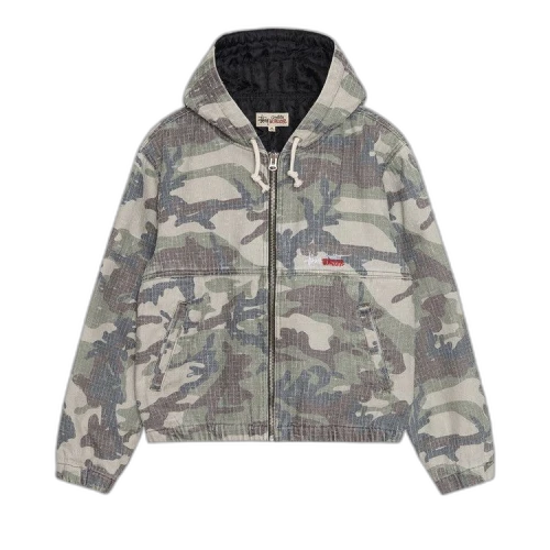 Stussy Work Jacket 'Woodland Camo'