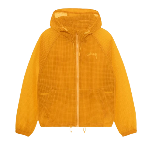 Stussy Transparent Ripstop Beach Shell 'Golden Yellow'