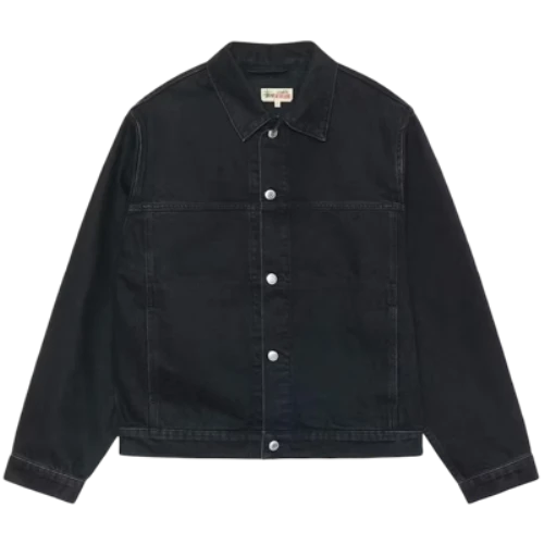 Stussy Trucker Denim Jacket Black
