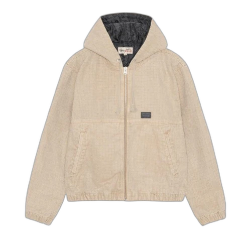 Stussy Work Canvas Needle Punch Jacket Khaki
