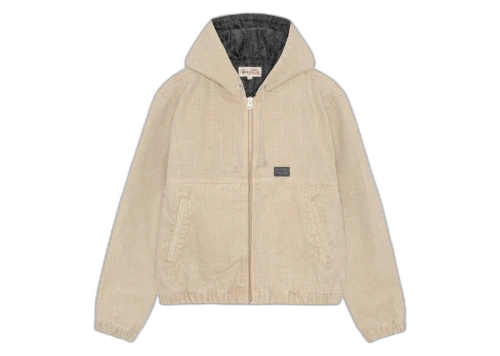 Stussy Work Canvas Needle Punch Jacket Khaki
