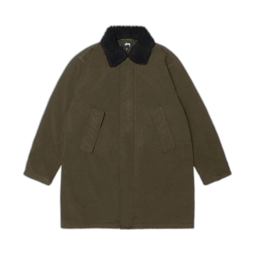Stussy Insulated Long Coat 'Forest Green'