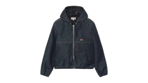 Stussy Insulated Work Denim Jacket Raw Indigo