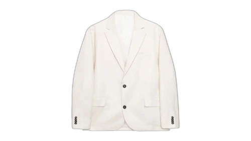 Stussy Textured Linen Blazer Navy