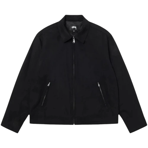 Stussy Gabardine Garage Jacket Black