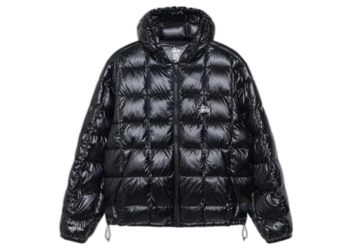 Stussy Midweight Hooded Puffer Black