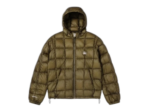 Stussy Midweight Hooded Puffer Olive