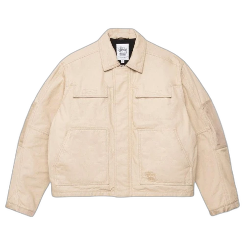 Stussy Utility Work Jacket Khaki
