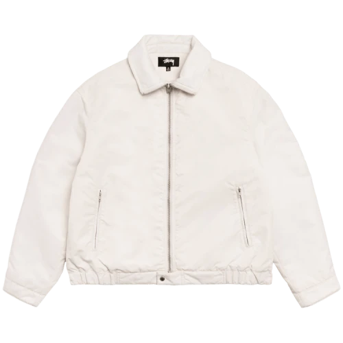 Stussy Pile Lined Zip Jacket 'Bone'
