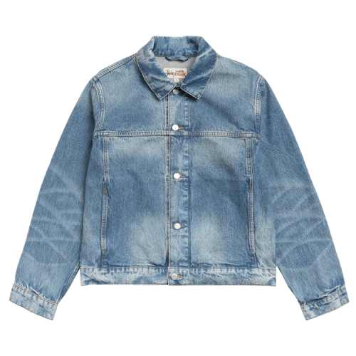 Stussy Trucker Denim LA 'Indigo'