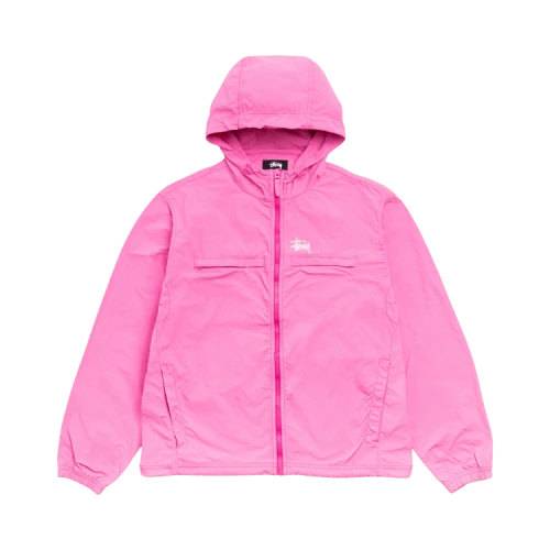 Stussy Lightweight Hooded Jacket 'Pink'