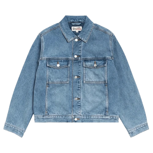 Stussy Lined Denim Trucker 'Indigo Stone Wash'