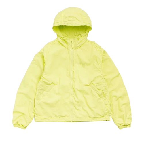 Stussy Double Cotton Hooded Jacket Lime