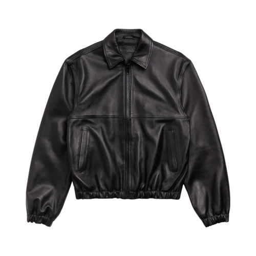 Stussy Leather Work Jacket 'Black'